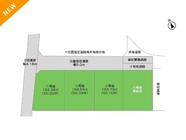 分譲地・サンステージ沼津市大岡門池第3期4区画